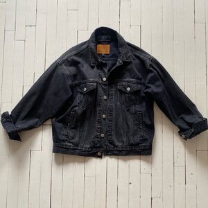 Faded black jean jacket Denim Forum